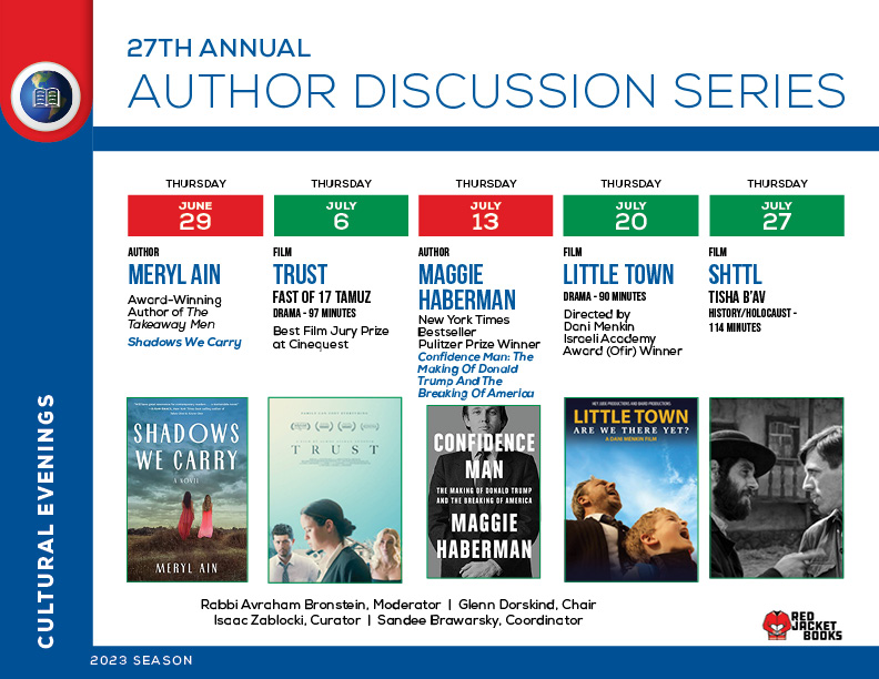 You are currently viewing Author & Jewish Film Series – June/July